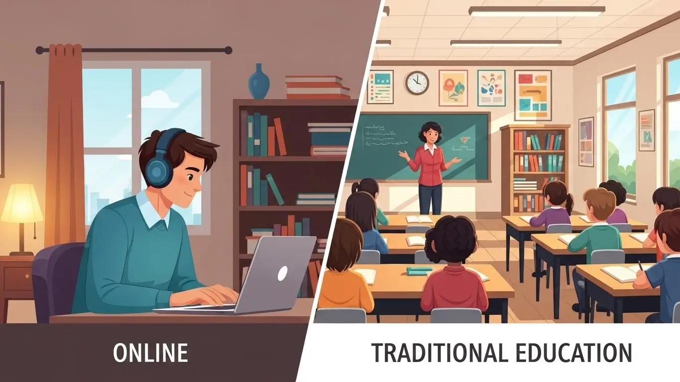 Online Education vs Traditional Classroom Learning: Pros, Cons, and Key Differences